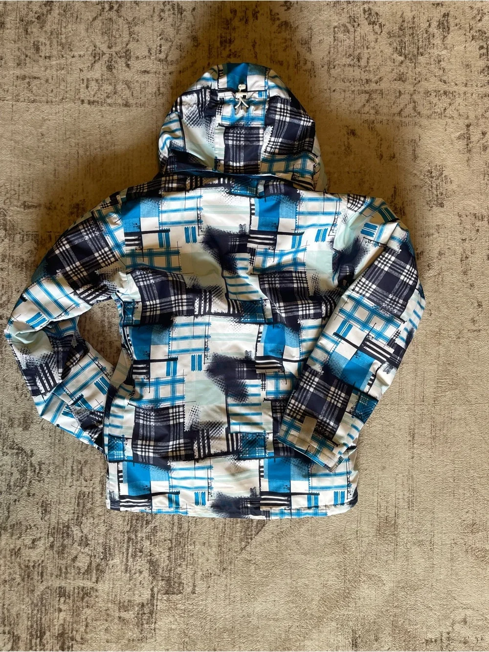 Ripzone ski Jacket Blue Plaid Snow jacket
